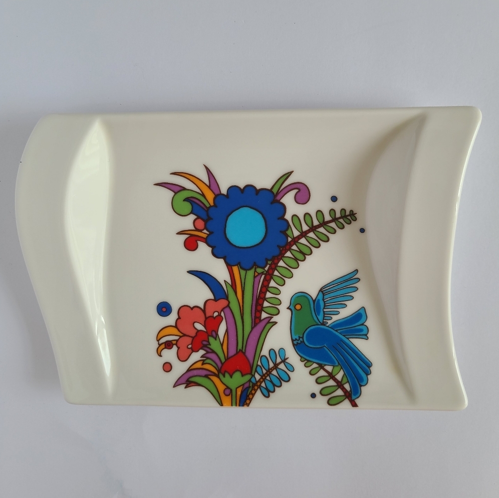 Villeroy & Boch Fine China New Wave Acapulco Decorative Plate Serving Dish